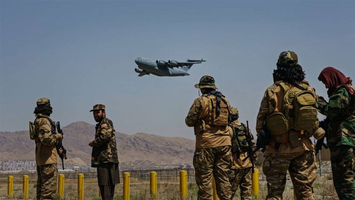 अमेरिकी सेनाले पूर्णरुपमा छाडे अफगानिस्तान, तालिबानले मनायो खुसियाली