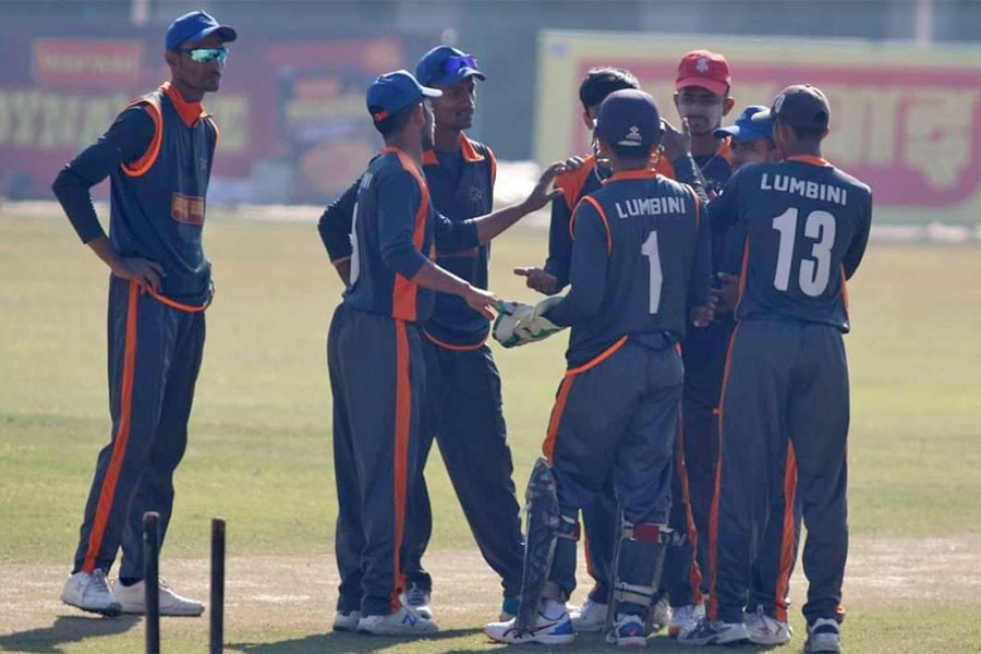 यू–१९ क्रिकेटको उपाधि लुम्बिनी प्रदेशले जित्यो
