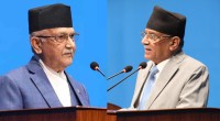 प्रचण्डको आरोपमा ओलीको जवाफः फ्लडलाइट र प्यारापिट हेर्न कीर्तिपुर जानुस्