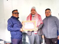 मन्त्री कुशवाहालाई हरिवन चेम्बरको सम्मान